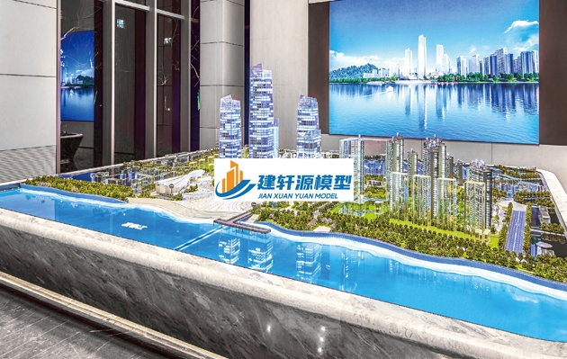 梅河口富春-金茂星外滩模型
